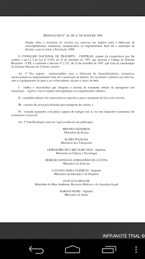 INFRANOTE PRO RESOLUÇÕES/MBFT Screen 3
