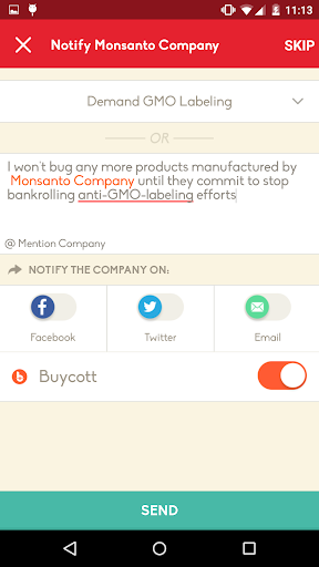 تطبيق Buycott - Barcode Scanner Vote برو3
