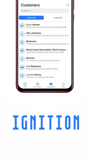 Android application Ignition Mobile screenshort