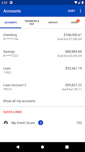 ONE Credit Union of NY Screen 3