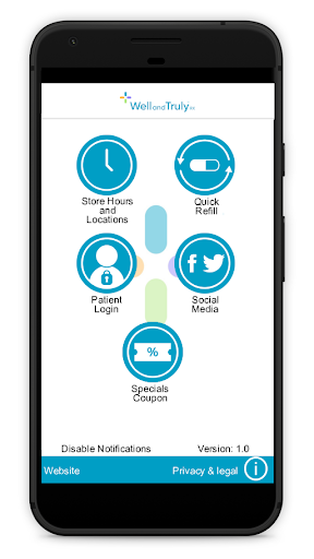 Android application Well and Truly Rx screenshort