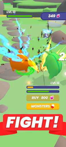 Android application Monster Fight Arena screenshort