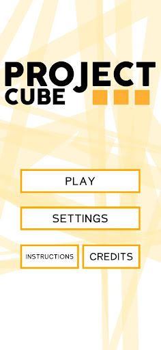 Android application Project Cube screenshort