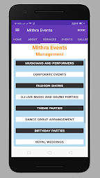 Mithra Events - Book for your event management