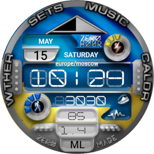 Digital Shield Watch by ZH