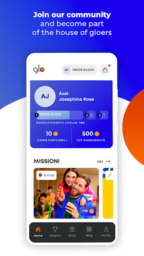 Android application glo™ - House of gloers screenshort