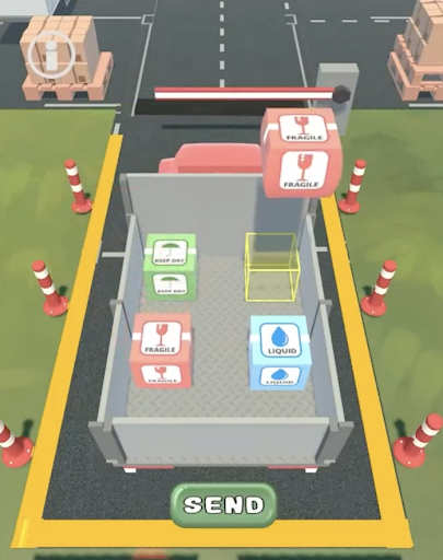 Delivery Check 3D Screen 3
