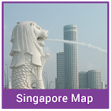 Singapore Map icon