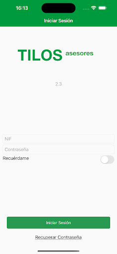 Android application TILOS screenshort