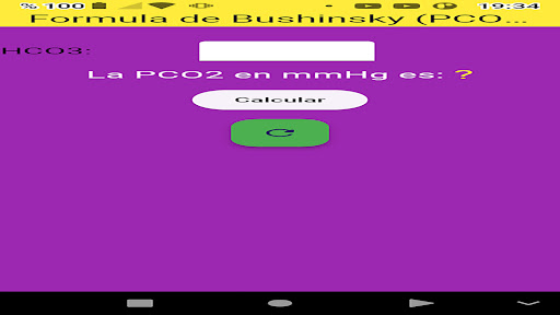 Formula de Bushinsky ( pCO2 ) screenshot 24
