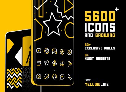 YellowLine Icon Pack : LineX 3.9 (Patched)