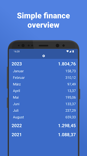 Android application Simple Expense Manager Tracker screenshort
