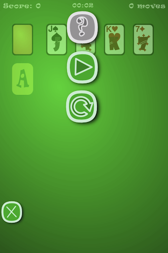 Classis Aces Up Solitaire Game Screen 2