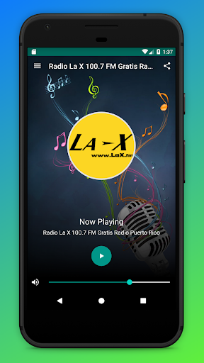 Android application La X 100.7 Puerto Rico Radio screenshort
