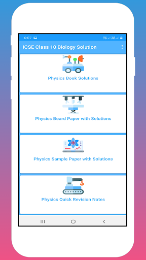 ICSE Class 10 Physics Solution Screen 2
