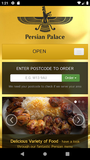 Android application Persian Palace screenshort