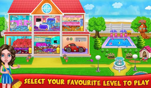 House Cleanup : Girl Home Cleaning Games 4.1.1 screenshots 1