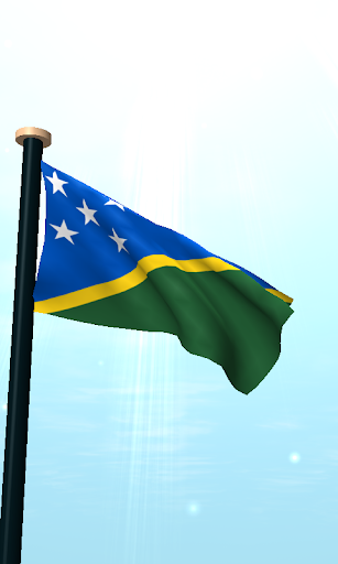Solomon Islands Flag 3D Free Screen 2