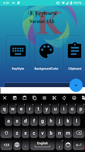 KKeyboard GreyMix Theme Screen 2