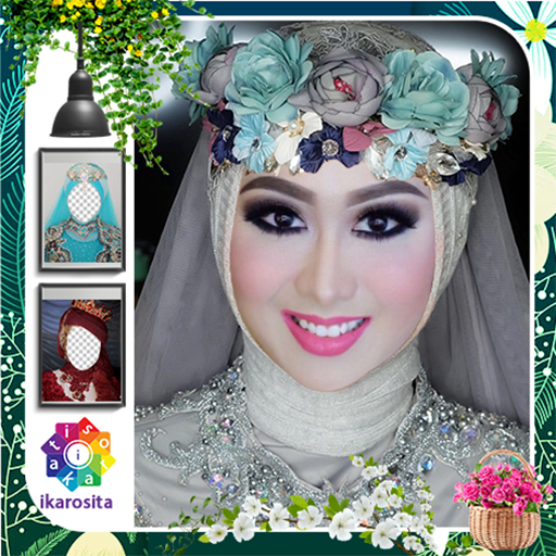 Hijab Wedding Frame Editor logo
