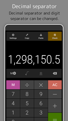 Android application CalculatorDU - for daily use screenshort