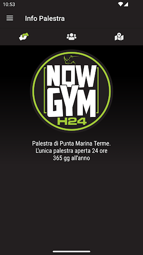 Android application NOWGYM H24 screenshort