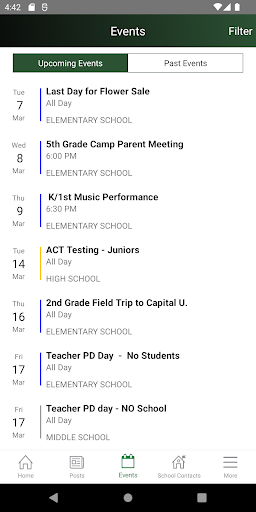 Northridge Local School Dist. Screen 3