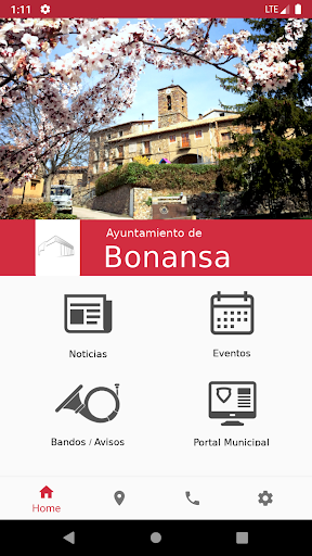 Android application Ayuntamiento de Bonansa screenshort