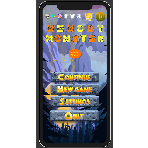 Android application Memory Monsters screenshort