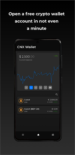 WalletX: Crypto Wallet Screenshot 1 - AppWisp.com