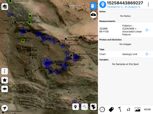 Android application StraboSpot 2 screenshort
