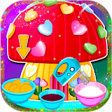 Mushroom House Cake icon