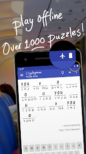 Cryptogram - puzzle quotes