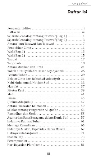Pecinta Tuhan - Mutiara Hikmah Screen 2