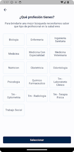 Android application SERUMS Perú screenshort