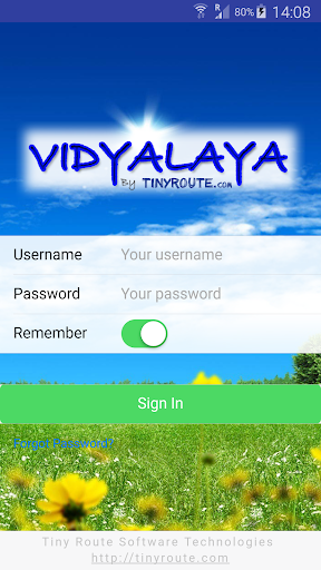 Android application TinyRoute TinyVidya screenshort