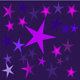 Crazy Home Purple Stars Dark icon