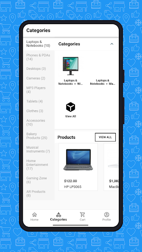 Screenshot of OpenCart Mobile App