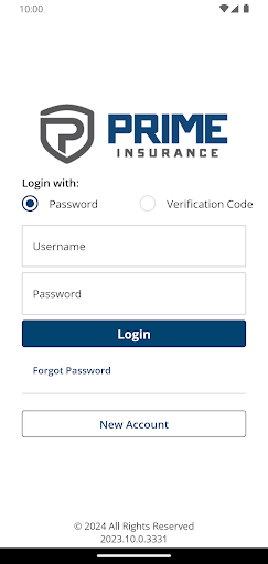 Android application PRIME Insurance Agency screenshort