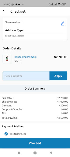 Android application Amna.ng screenshort