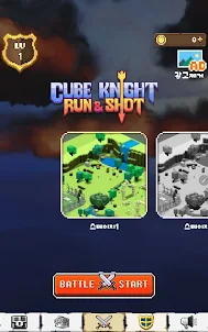 Cube Knights : Run & Shot