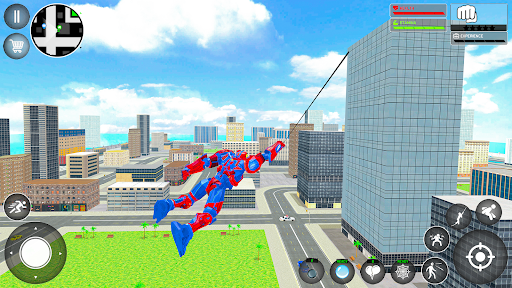Android application Spider Robot Fight Hero Games screenshort