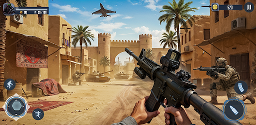 Desert Missions Gun Fight 3D