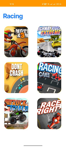 Games Hub Screen 2