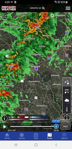 Screenshot of WRDW Weather