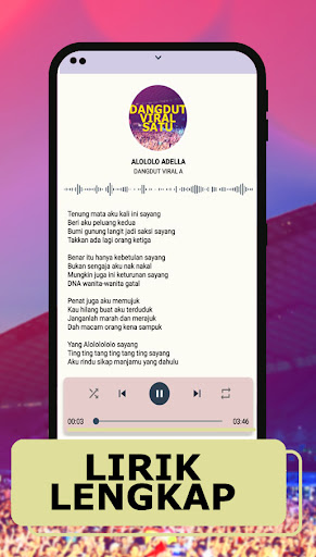 Dangdut Alololo Sayang Lirik Screen 2