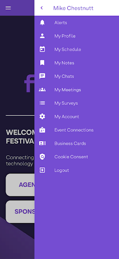 Android application Furthr Festival 2022 screenshort