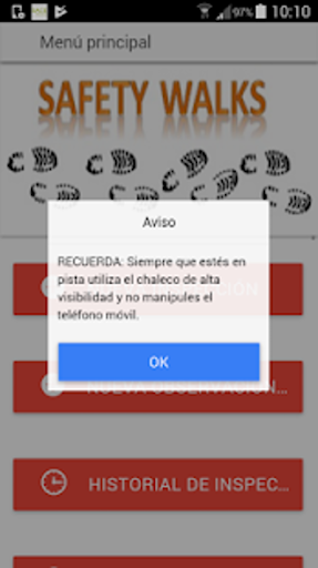 Safety Walks DUN México Screen 2