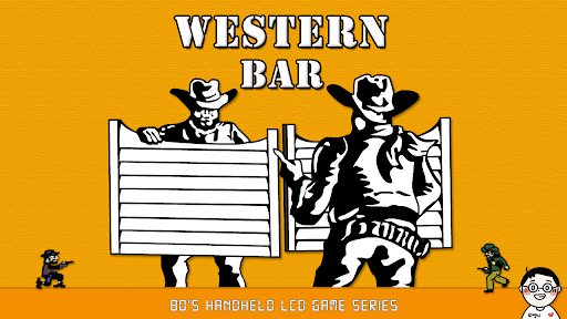 Android application Western Bar(80s Handheld Game) screenshort