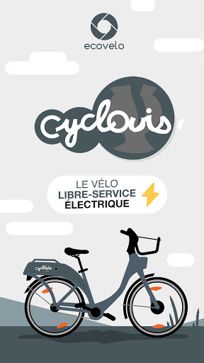 Android application CYCLOVIS - vélo libre-service screenshort